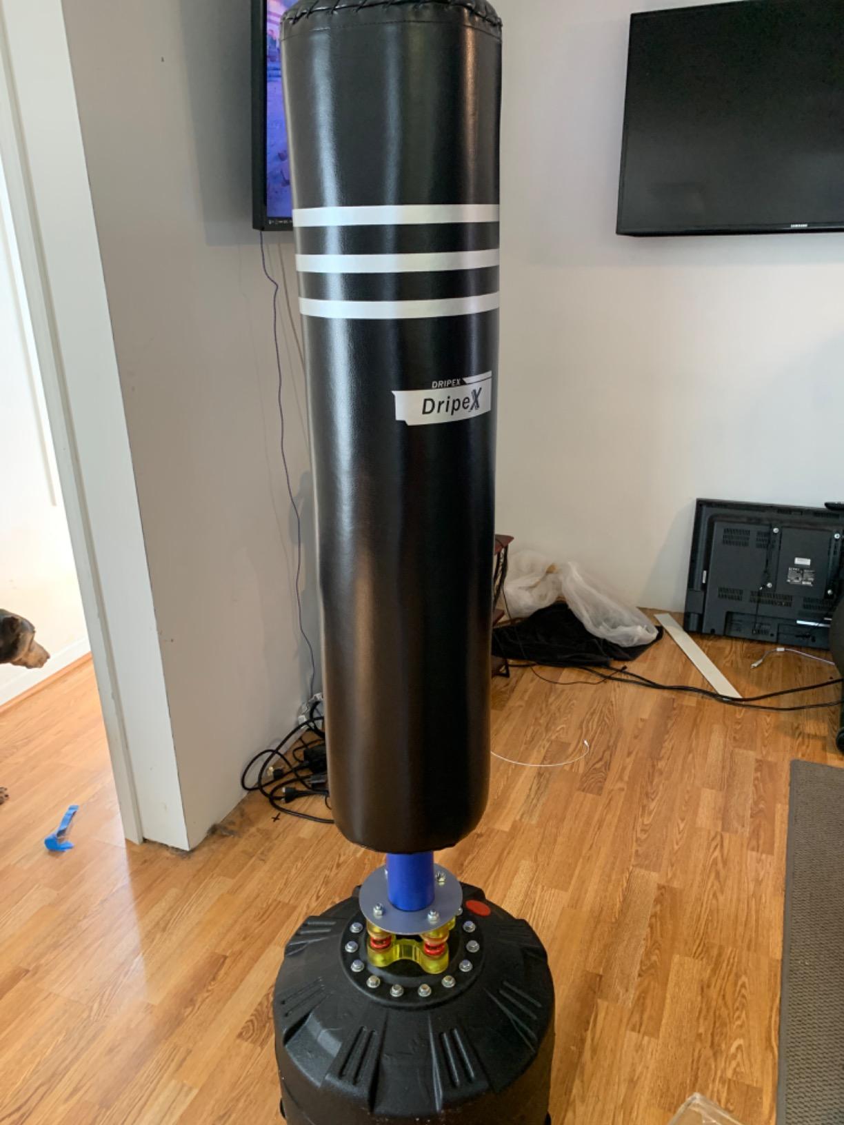 Dripex customer photo — fitness equipment in a real home