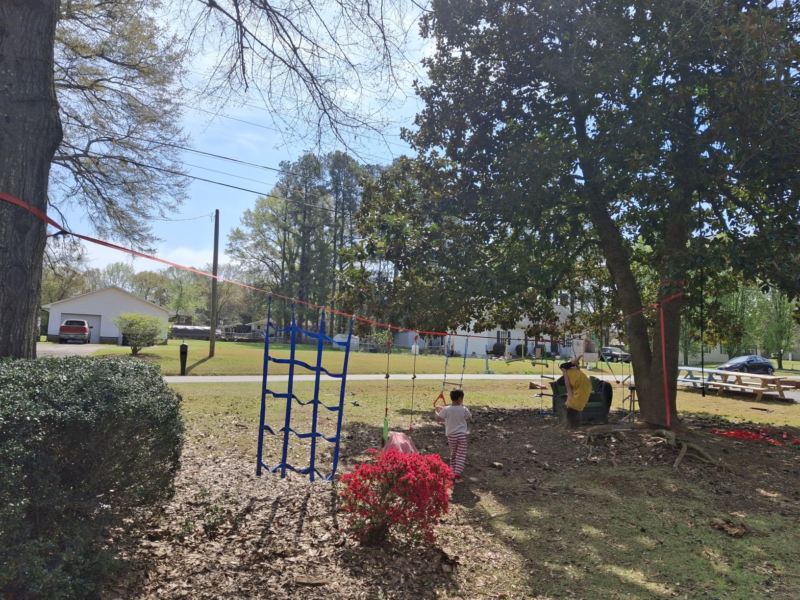 Dripex customer photo — toddler enjoying the playpen